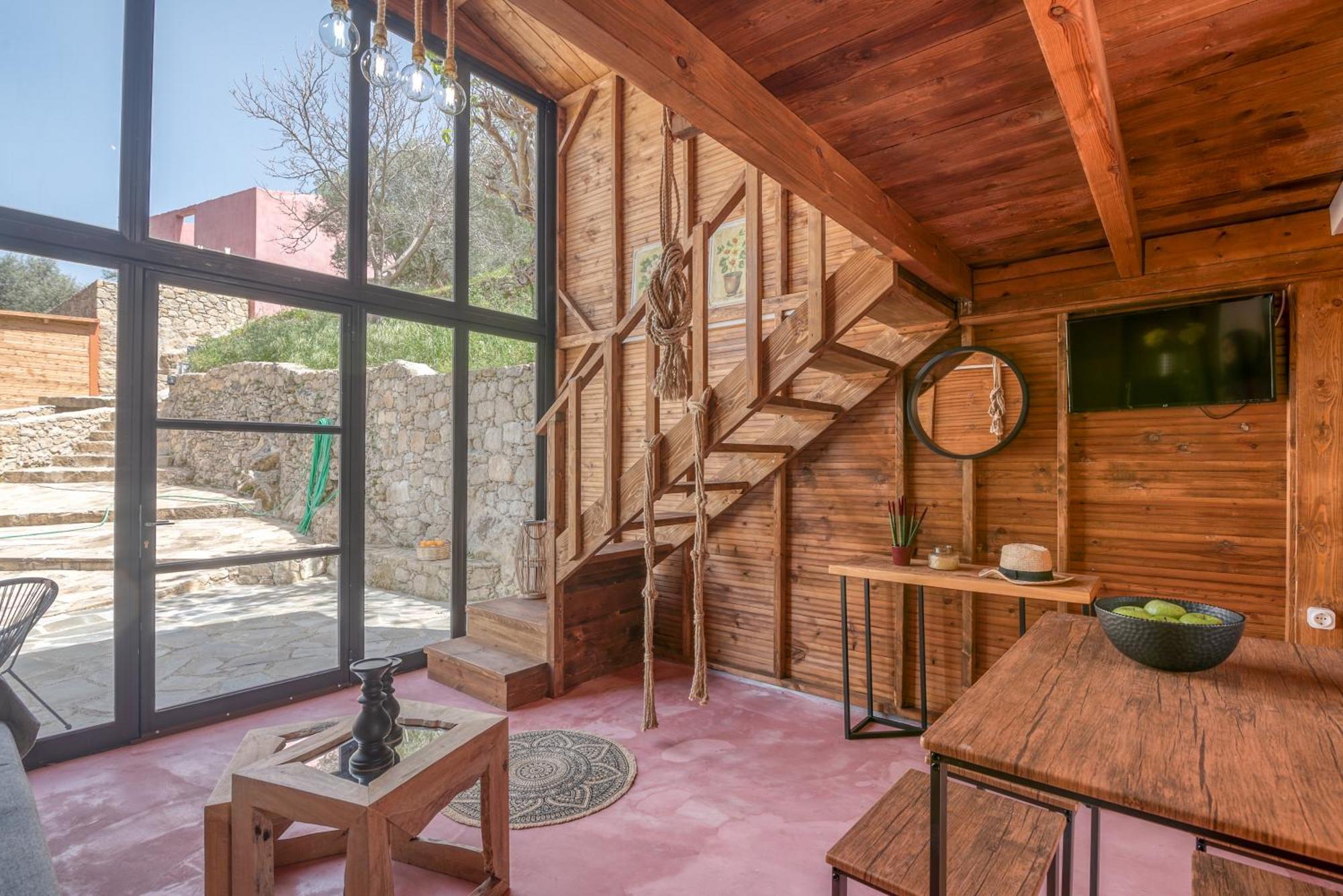 Wooden House Apartments Kalathenai Luaran gambar