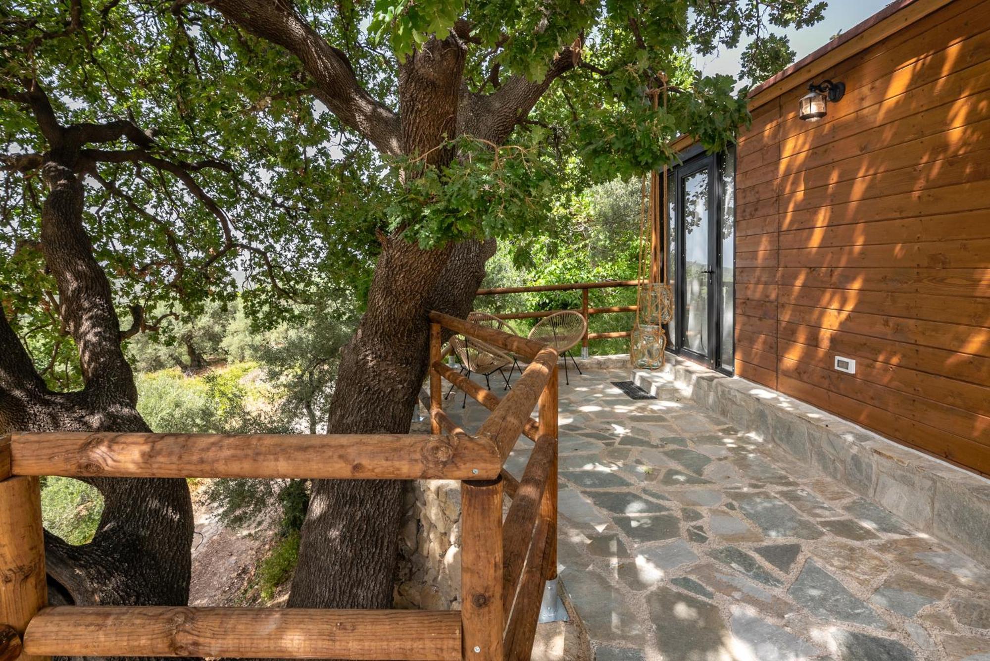 Wooden House Apartments Kalathenai Luaran gambar